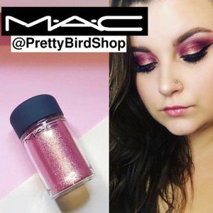 MAC ROSE Pigment eye shadow NIB shimmer festival glitter party pink golden
